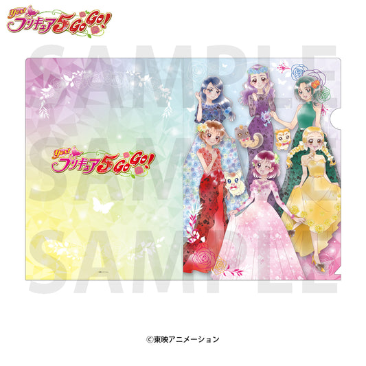 Yes! PreCure 5 GoGo! A4 Clear File — bulk anime toys for retailers USA