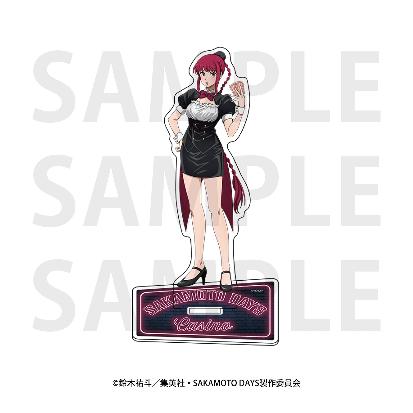 Sakamoto Days Acrylic Stand Original Illustration Life-size Casino Dealer Lu Shaotang — anime acrylic stand wholesale