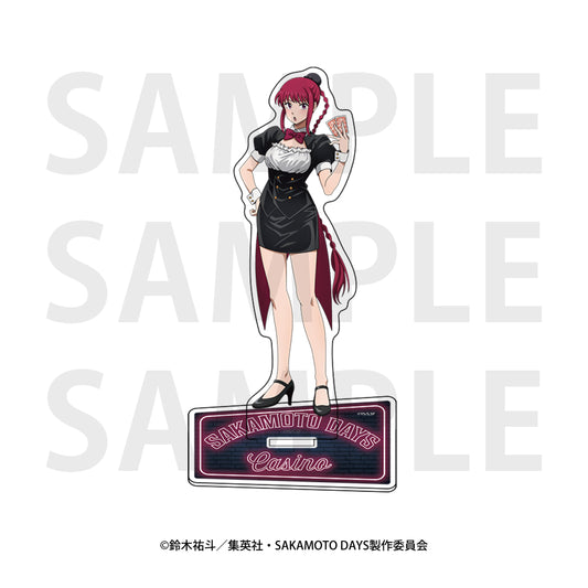 Sakamoto Days Acrylic Stand Original Illustration Life-size Casino Dealer Lu Shaotang — anime acrylic stand wholesale
