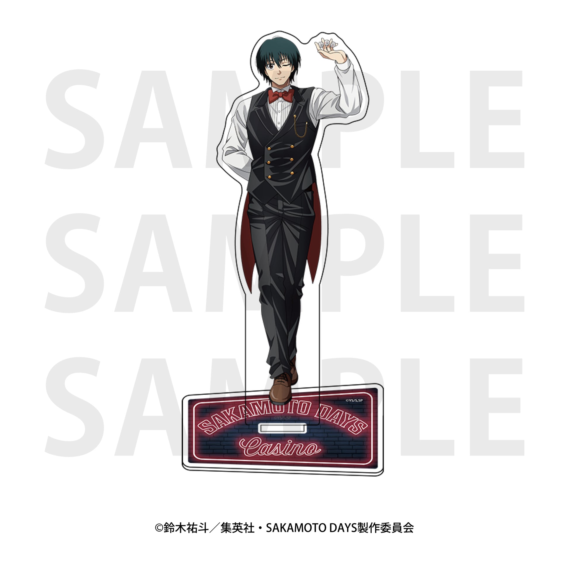 Sakamoto Days Acrylic Stand Original Illustration Life-size Casino Dealer Nagumo — anime acrylic stand wholesale