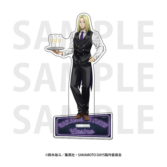 Sakamoto Days Acrylic Stand Original Illustration Life-size Casino Dealer Shishiba — anime acrylic stand wholesale