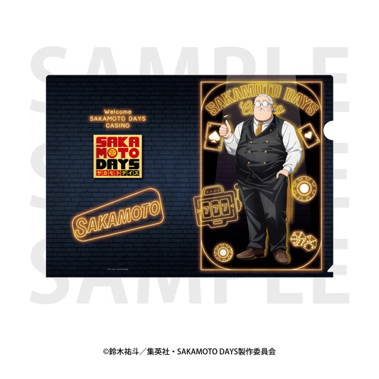 Sakamoto Days Clear File Original Illustration Life-size Casino Dealer Sakamoto Taro A — where to buy anime figures wholesale USA