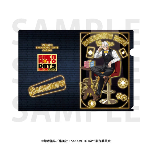 Sakamoto Days Clear File Original Illustration Life-size Casino Dealer Sakamoto Taro B — anime figures wholesale near me