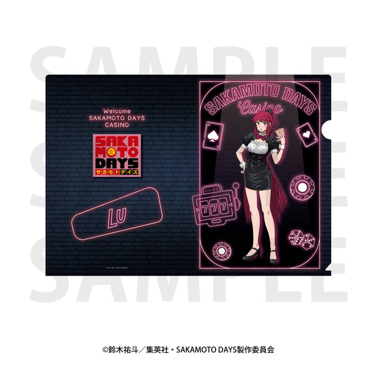 Sakamoto Days Clear File Original Illustration Life-size Casino Dealer Lu Shaotang — anime figure dropshipping supplier