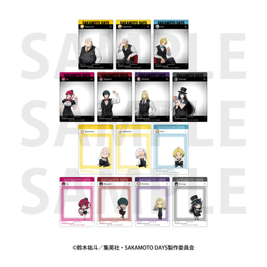 Sakamoto Days Trading SNS Clear Card Original Illustration Life-size Casino Dealer — collectible anime toys wholesale