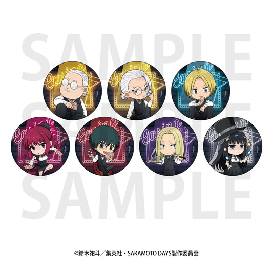Sakamoto Days Trading Can Badge Original Deformed Casino Dealer — collectible anime toys wholesale