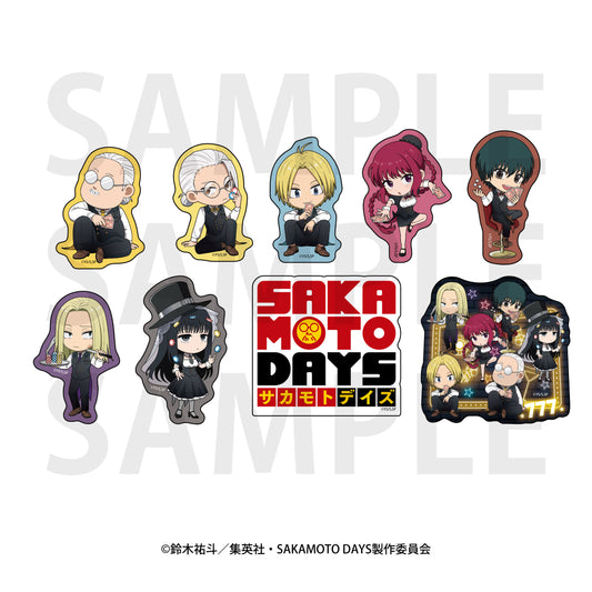 Sakamoto Days Die-cut Sticker Set Original Deformed Casino Dealer — anime collectibles bulk distributor