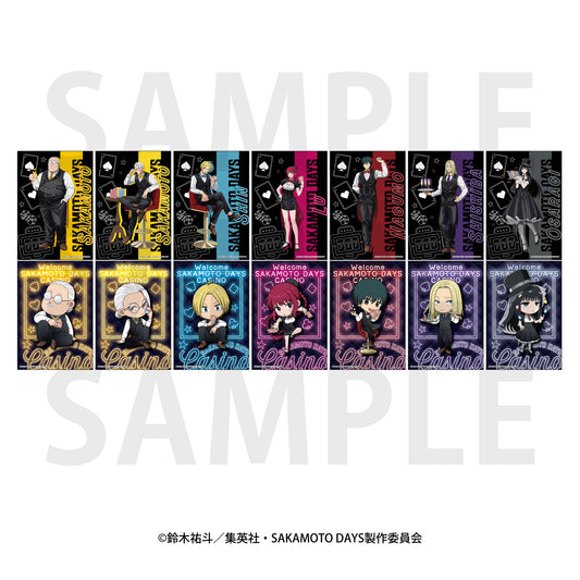 Sakamoto Days Trading Bromide 2 Set Original Illustration Life-size & Original Deformed Casino Dealer — collectible anime toys wholesale