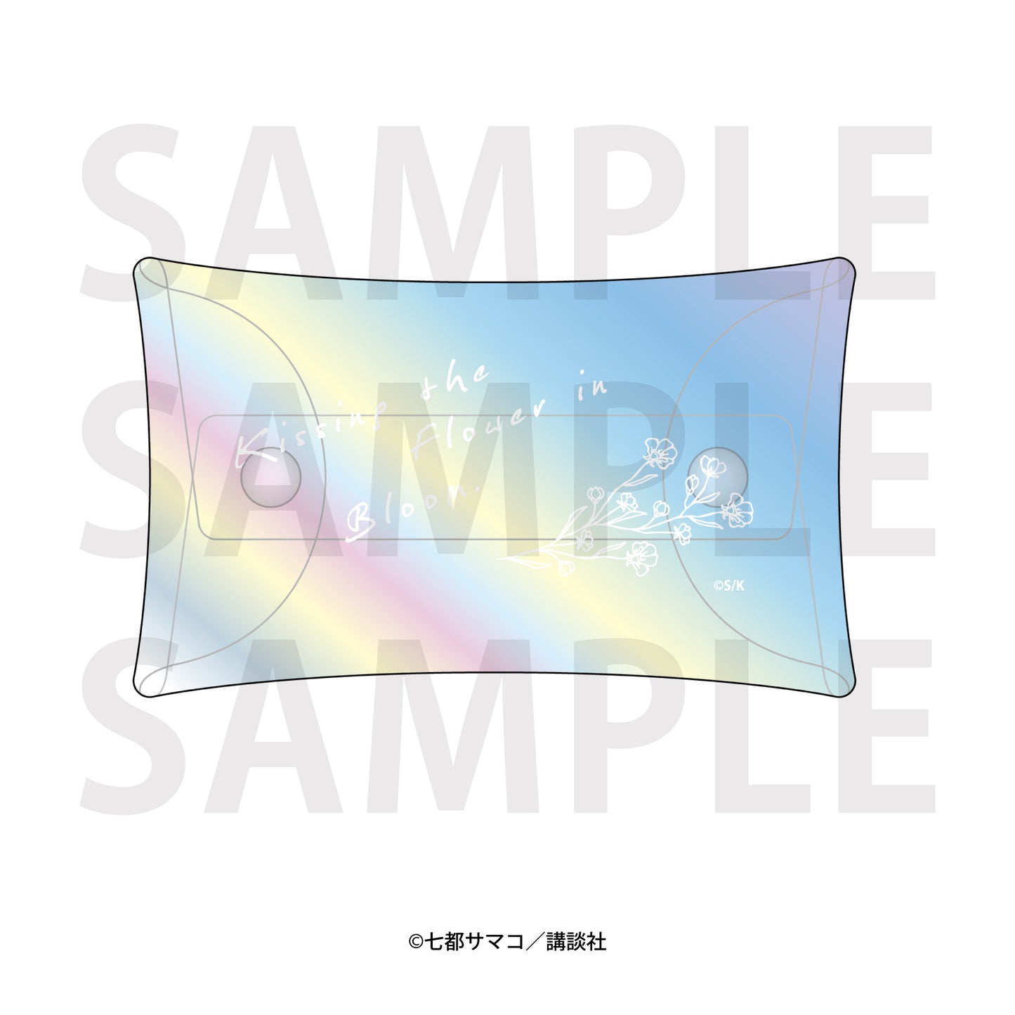 Kissing the Flower in Bloom Aurora Pouch with Carabiner - bulk anime toys for retailers USA