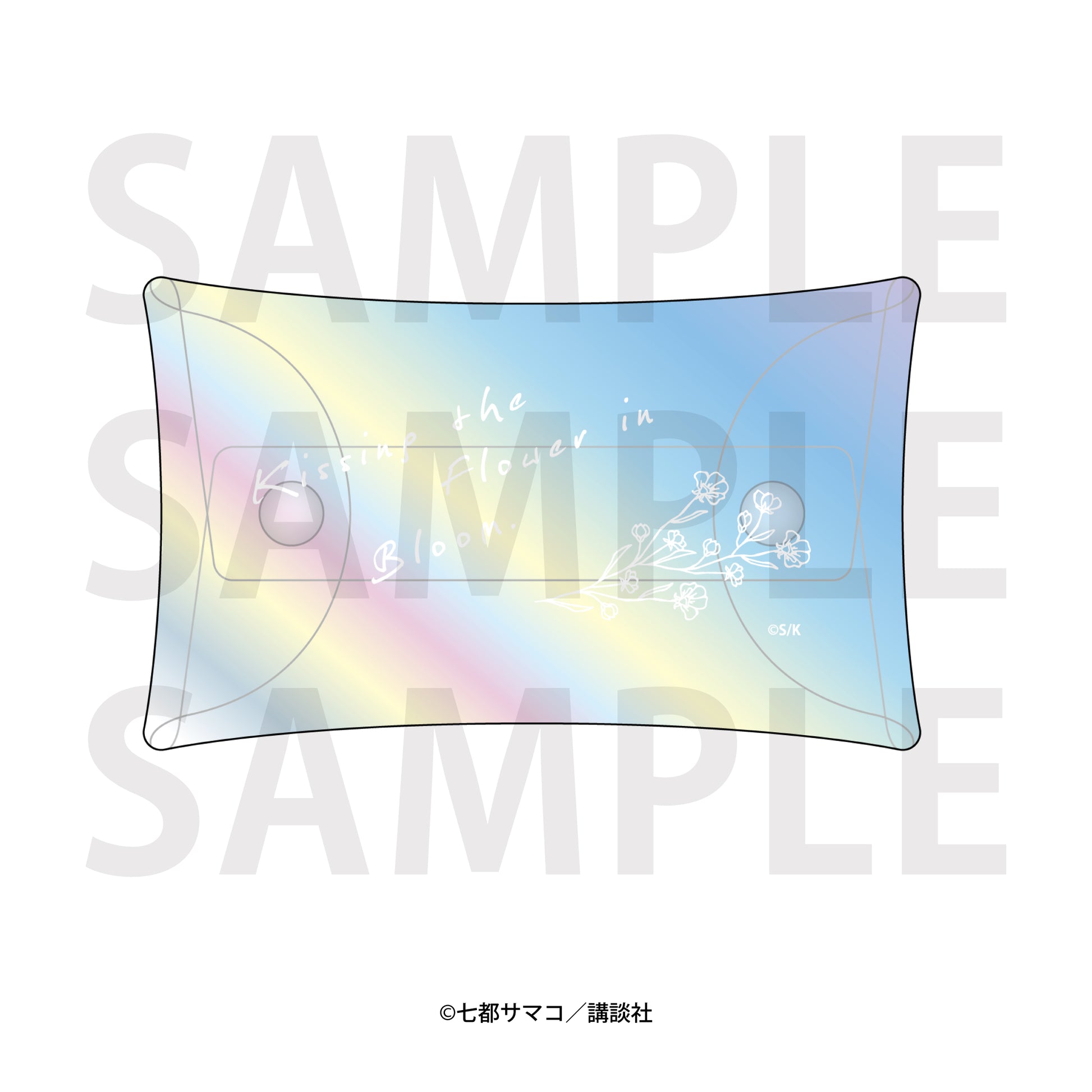 Kissing the Flower in Bloom Aurora Pouch with Carabiner - bulk anime toys for retailers USA
