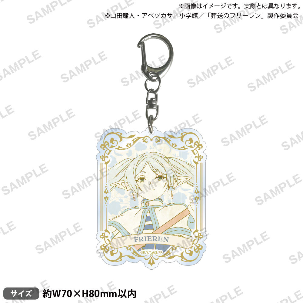 Frieren: Beyond Journeys End Japanese Paper Style Acrylic Key Chain Nostalgic Ver. Frieren - anime figure dropshipping supplier