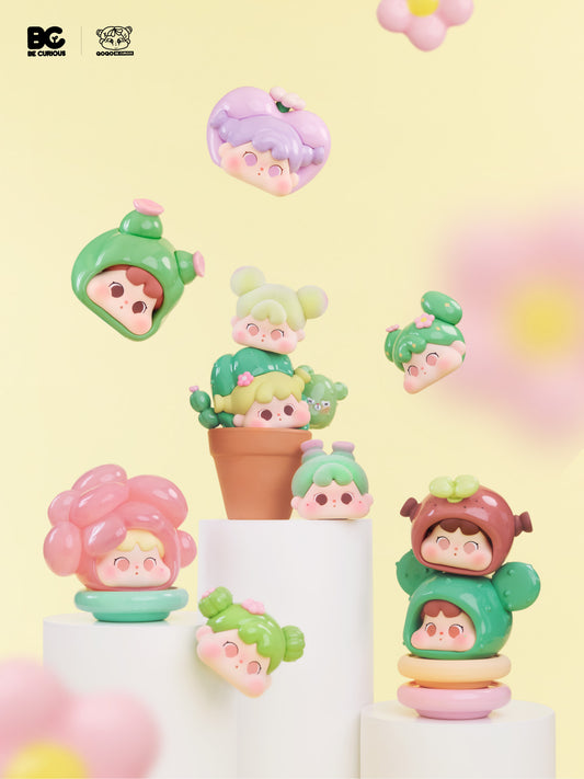 QOQO BE CURIOUS SUCCULENTS STORY SERIES TRADING FIGURE — wholesale anime mini figures