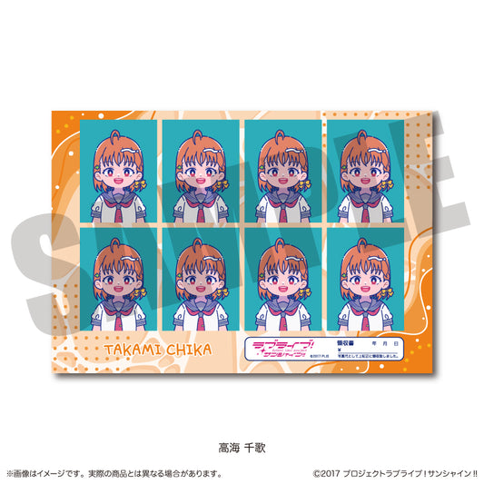 Love Live! Sunshine!! ID Photo Style Sticker Newtoro A Takami Chika — Love Live figures wholesale