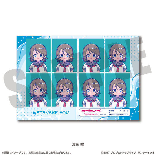 Love Live! Sunshine!! ID Photo Style Sticker Newtoro E Watanabe You — Love Live figures wholesale