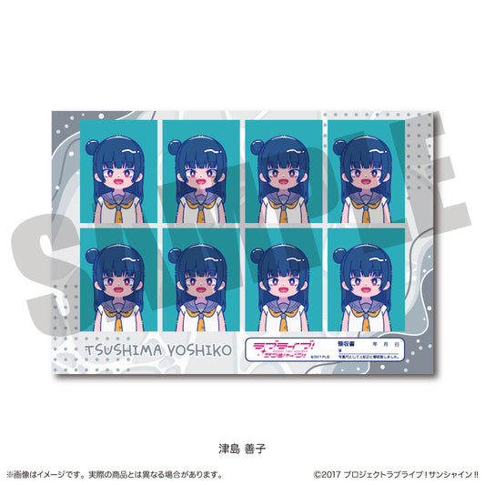 Love Live! Sunshine!! ID Photo Style Sticker Newtoro F Tsushima Yoshiko — Love Live figures wholesale