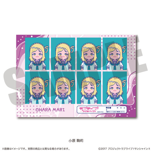 Love Live! Sunshine!! ID Photo Style Sticker Newtoro H Ohara Mari — Love Live figures wholesale