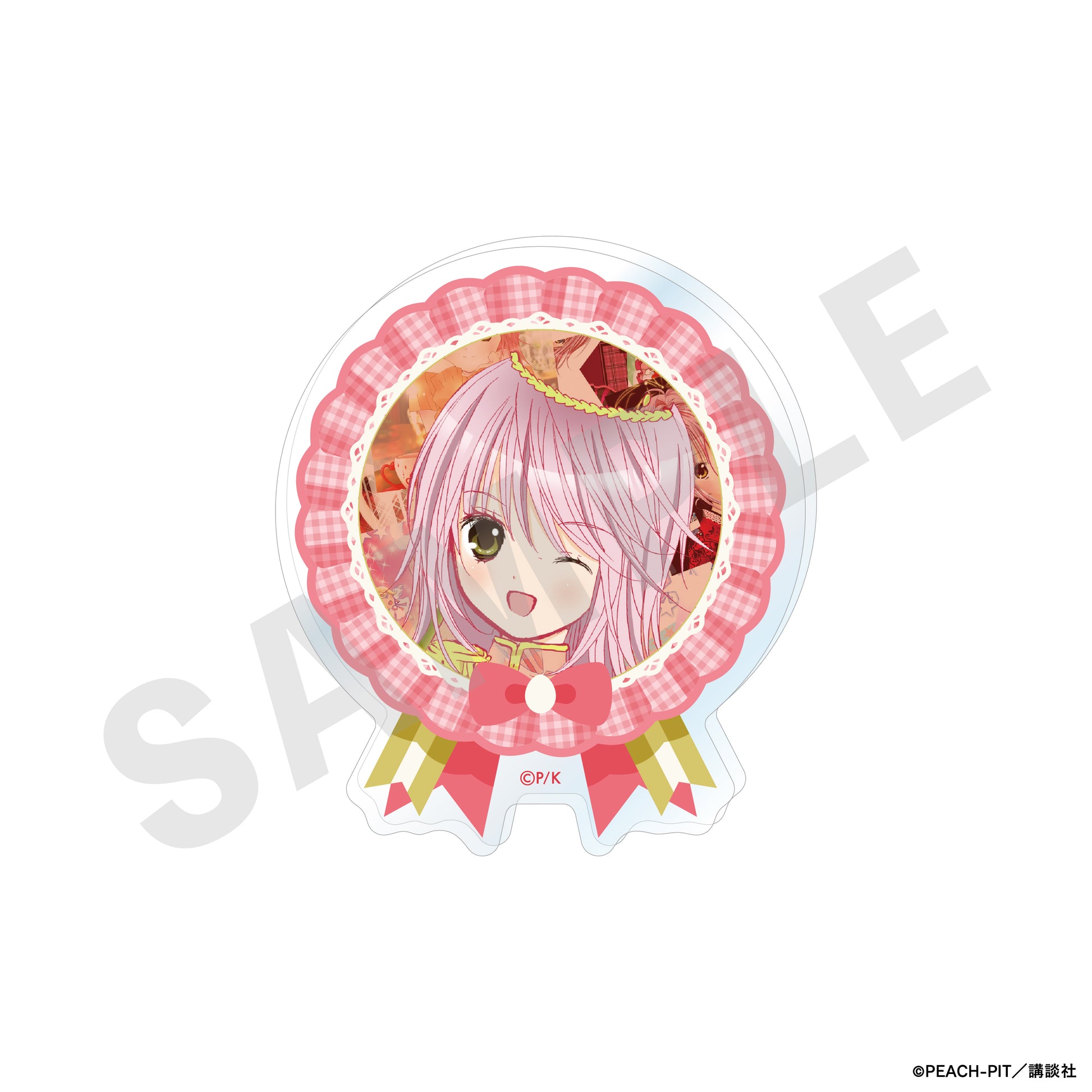 Shugo Chara! Acrylic Badge Hinamori Amu — import anime figures wholesale from Japan