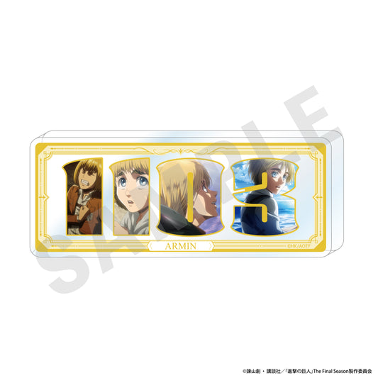 Attack on Titan Number Acrylic Plate Armin — where to buy anime figures wholesale USA