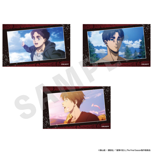 Attack on Titan Visual Card 3 Set B Eren 1 — import anime figures wholesale from Japan