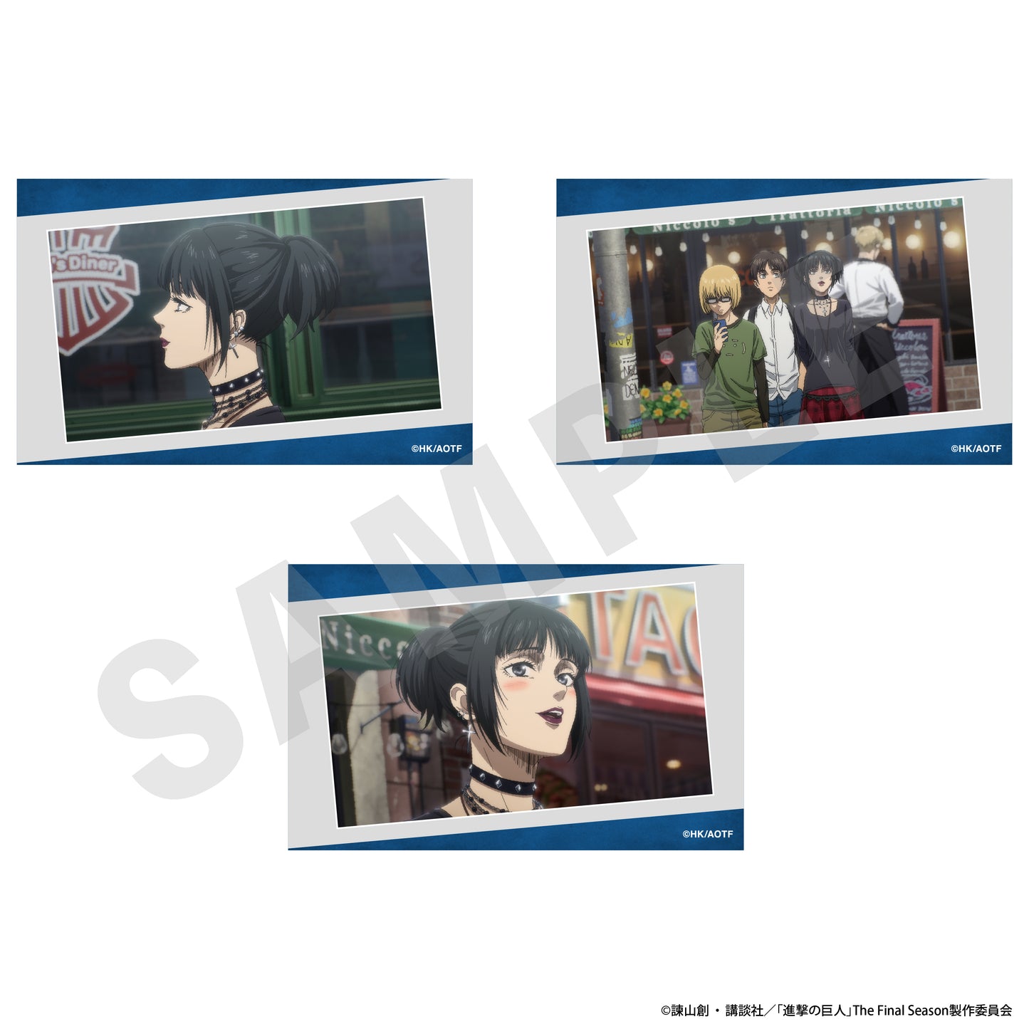 Attack on Titan Visual Card 3 Set B Mikasa 2 — Japanese anime figures bulk supplier USA