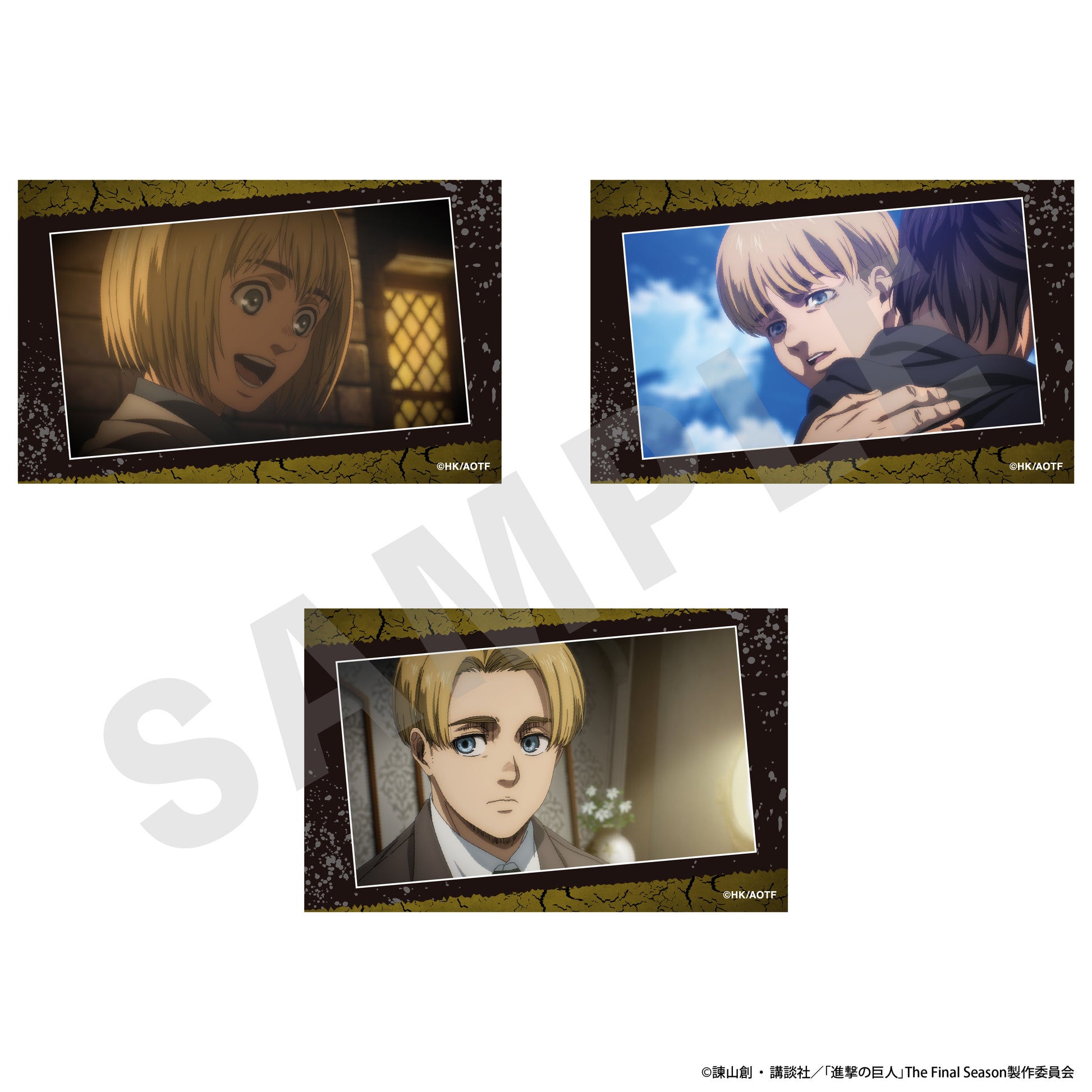 Attack on Titan Visual Card 3 Set B Armin 1 — bulk anime toys for retailers USA