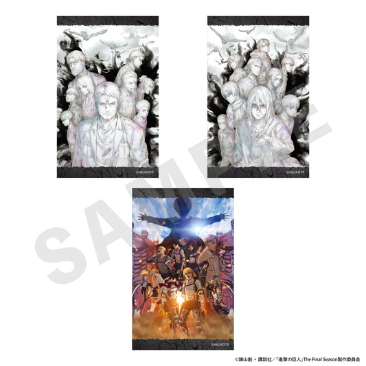 Attack on Titan Visual Card 3 Set B Key Visual & Package Visual — anime collectibles bulk distributor