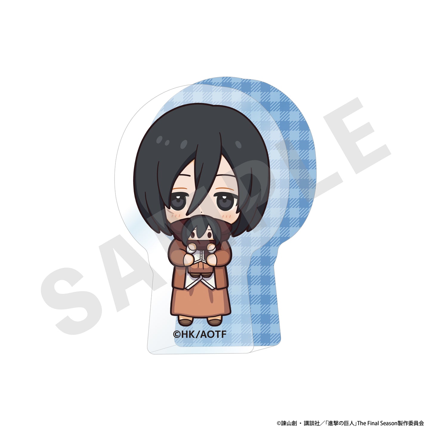 Attack on Titan Mini Chara Hug Series Mini Die-cut Acrylic Block Mikasa — anime collectibles bulk distributor