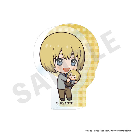 Attack on Titan Mini Chara Hug Series Mini Die-cut Acrylic Block Armin — bulk anime toys for retailers USA