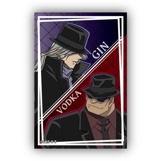 Detective Conan Square Can Badge Vol. 3 Gin & Vodka — anime figure dropshipping supplier