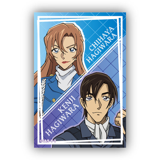 Detective Conan Square Can Badge Vol. 3 Hagiwara Kenji & Hagiwara Chihaya — where to buy anime figures wholesale USA