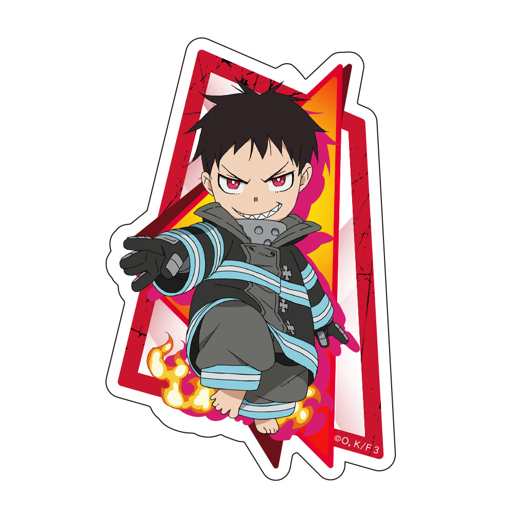 Fire Force Season 3 Die-cut Sticker Shinra Kusakabe Mini Character - Max Factory figures wholesale