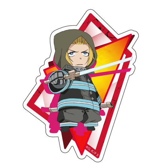 Fire Force Season 3 Die-cut Sticker Arthur Boyle Mini Character - Mighty Jaxx figures wholesale