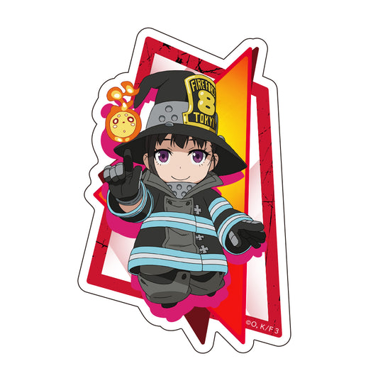 Fire Force Season 3 Die-cut Sticker Maki Oze Mini Character - Bandai anime figures wholesale