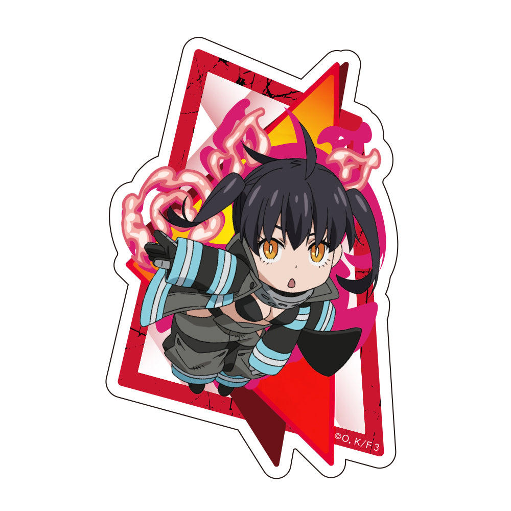 Fire Force Season 3 Die-cut Sticker Tamaki Kotatsu Mini Character - ConoFig wholesale supplier