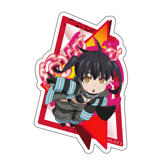 Fire Force Season 3 Die-cut Sticker Tamaki Kotatsu Mini Character - ConoFig wholesale supplier
