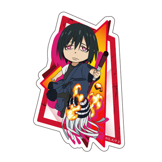 Fire Force Season 3 Die-cut Sticker Shinmon Benimaru Mini Character - anime merch supplier USA