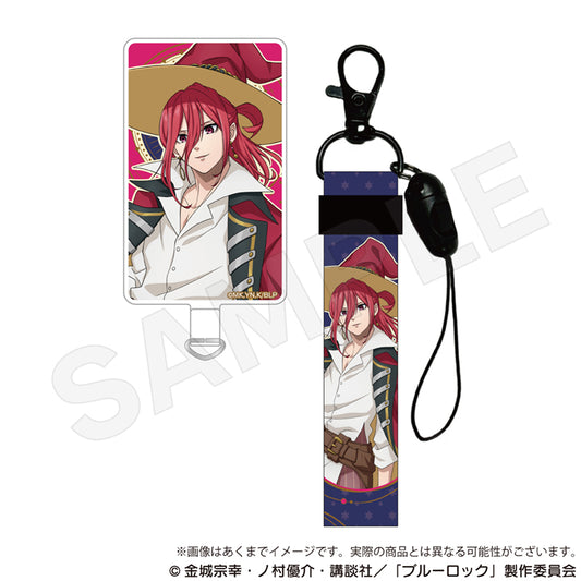 Blue Lock Phone Tab with Strap Wizard Ver. Chigiri Hyoma — import anime figures wholesale from Japan