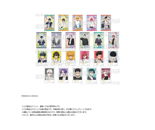 Blue Lock Original Illustration Mini Photo Card Collection Denim Coordinate Ver. — collectible anime toys wholesale