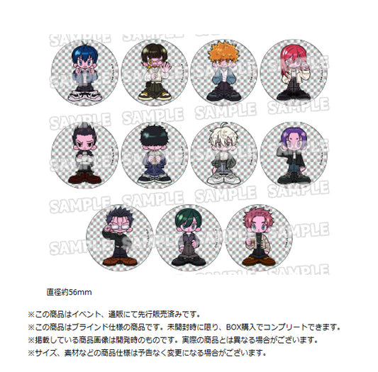 Blue Lock Original Illustration Can Badge Collection Denim Coordinate Ver. — collectible anime toys wholesale