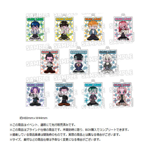 Blue Lock Original Illustration Acrylic Key Chain Collection Denim Coordinate Ver. — anime keychains wholesale