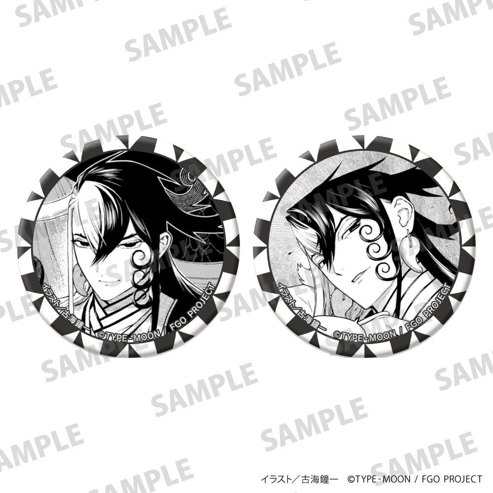 Fate/Grand Order: Curious Tales of Heroic Spirits - Ashiya Douman Comic Design Can Badge Set 1 - anime display figures wholesale