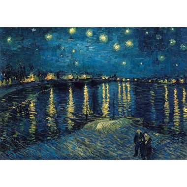 【メーカー取寄】12000064 ゴッホ「ローヌ川の星月夜」 1000ピース