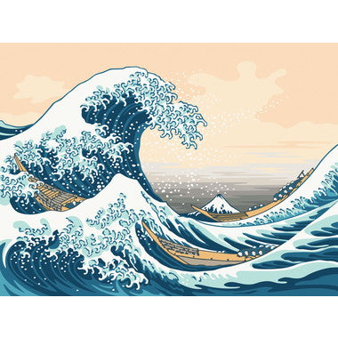 【メーカー取寄】6236909 クレアート 葛飾北斎「富嶽三十六景神奈川沖浪裏」