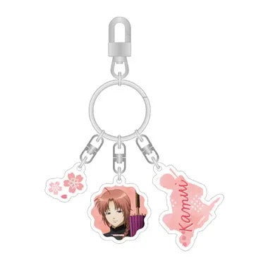 銀魂 うたたね 3連アクリルキーホルダー（神威）