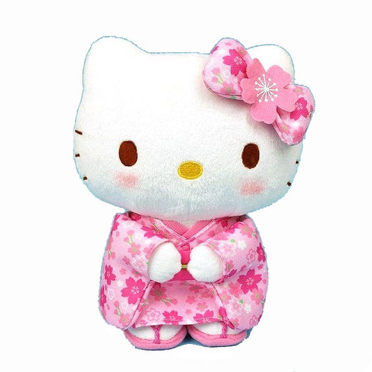 サンリオキャラクターズ ハローキティ　桜着物　ヌイグルミ　Ｓ
