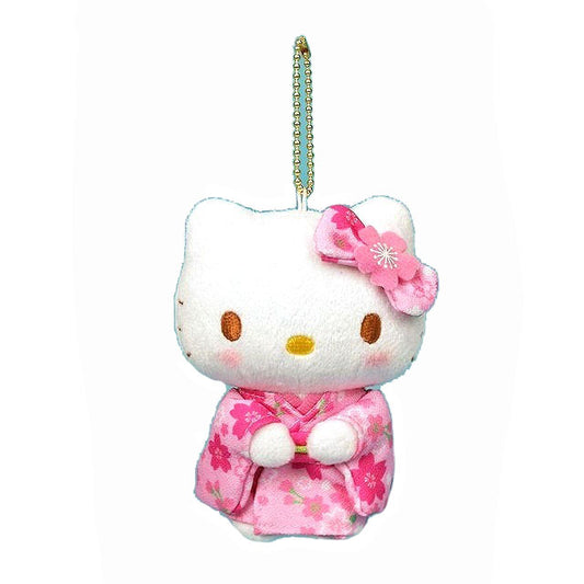 サンリオキャラクターズ ハローキティ 桜着物 マスコット
