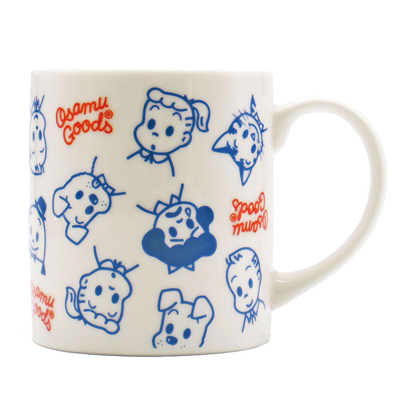 オサムグッズ マグカップ 総柄