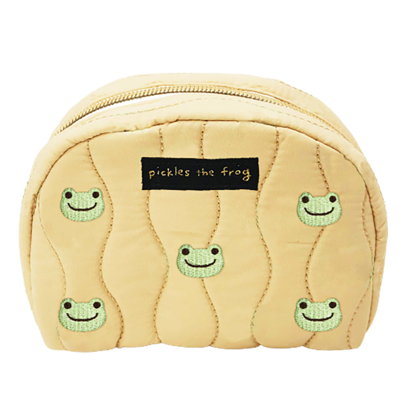 ピクルス 刺繍キルティング ポーチ