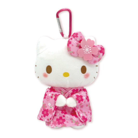 ぬいぐるみエコバッグ　桜着物　ハローキティ