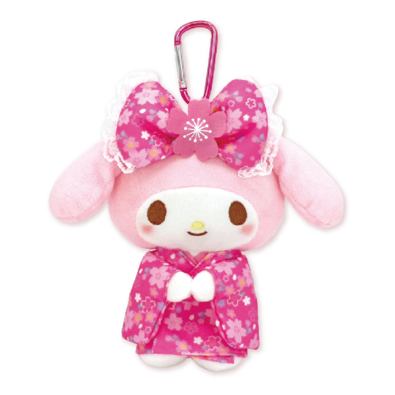 ぬいぐるみエコバッグ 桜着物 マイメロディ
